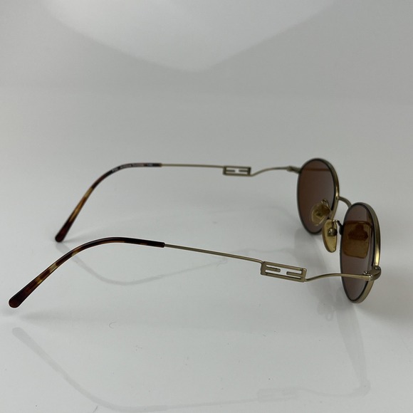 FENDI F89 VINTAGE Italy Gold/Brown Tortoise Eyeglasses - Picture 3 of 14